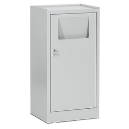 [99075] Armadietto portabiancheria con sacco 50x40x100cm grigio RAL7038