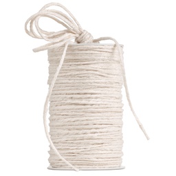 [99263] Cordone Canapa 3mmx50mt colore bianco 01 Brizzolari