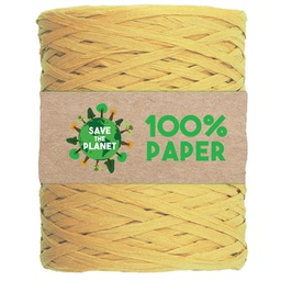 [99276] Rafia in carta 100mt colore giallo 02 Brizzolari