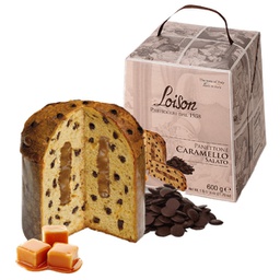 [93409] Panettone Caramello Salato in astuccio Linea Tuttigiorni 600gr Loison