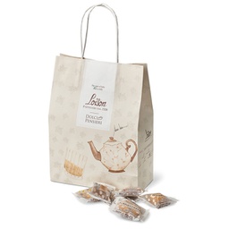 [96054] Biscotti gusti classici assortiti in shopper di carta 280gr