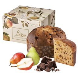 [98898] Panettone Pera Cioccolato Linea Frutta e Fiori 500gr Loison