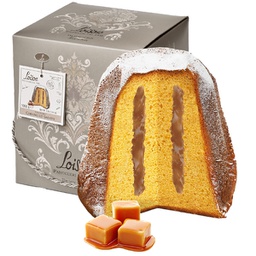 [98905] Pandoro Caramello Salato Linea Top Damasco 1000gr Loison