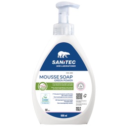 [99422] Sapone in mousse 600ml Green Power Sanitec