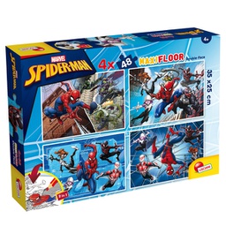 [99410] Puzzle Maxi 4x48pz Marvel ''Spiderman'' Lisciani
