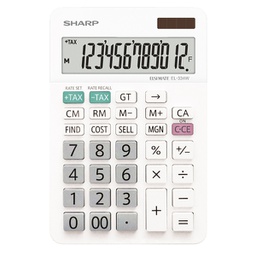 [SHAEL334W] Sharp Calcolatrice da Tavolo EL-334W 12 cifre con cavalletto