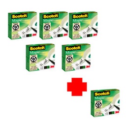 [48761] PROMO PACK 5+1 NASTRO ADESIVO SCOTCH  MAGIC 810 19MMX33MT PERMANENTE