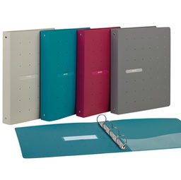 [82402] RACCOGLITORE PP 4 ANELLI TONDI MATRIX ROSSO PORPORA D30 22X30CM FAVORIT