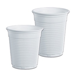 [36598] 100 BICCHIERI 200CC BIANCO MONOUSO DOPLA