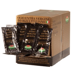 [86877] 100 bustine monodose Olio extra vergine d'oliva italiano da 10ml - Viander