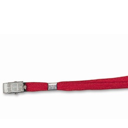 [48303] 100 CORDONCINI ROSSO PER PORTANOME 49X1CM ART.31-093