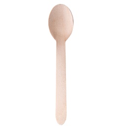 [96703] 100 Cucchiai monouso in legno 16cm Signor Bio