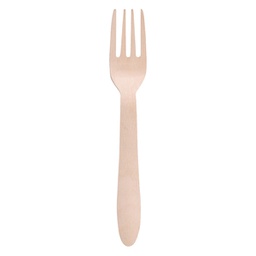 [96692] 100 Forchette monouso in legno 16,5cm Signor Bio