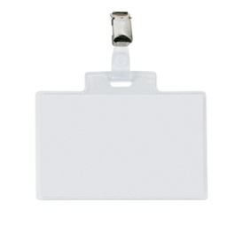 [26110] 100 portanome Pass 4E 11x7cm c/clip in metallo Sei Rota