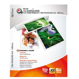 [68535] 100 POUCHES 216x303mm (A4 100my TiTanium