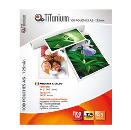 [68560] 100 POUCHES 75x105mm 125my JUMBO CARD TiTanium