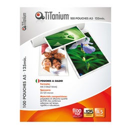 [69621] 100 POUCHES 80x120mm 125my SWISS CARD TiTanium