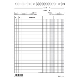 [52090] 100 SCHEDE 2 COLONNE VERTICALE 17X12CM E3159VE EDIPRO