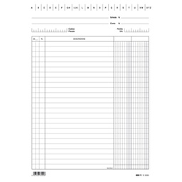 [51281] 100 SCHEDE 2 COLONNE VERTICALE 24X17CM E3399 EDIPRO