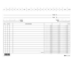 [56802] 100 SCHEDE 3 COLONNE ORIZZONTALE 15X21CM E3259 EDIPRO