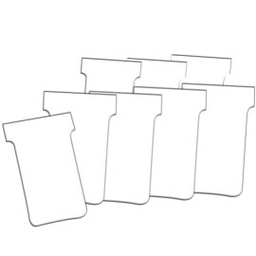 [31483] 100 SCHEDE A T INDICE 1 BIANCHE PER PLANNERS