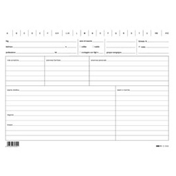 [67238] 100 SCHEDE PER MEDICI GENERICI 17X24CM VERDE E3530 EDIPRO