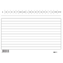 [57365] 100 SCHEDE RIGATE 17X24CM ORIZZONTALE E3363BL EDIPRO