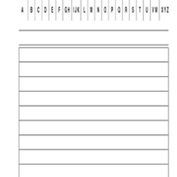 [53103] 100 SCHEDE RIGATE VERTICALE 24X17CM E3393BL EDIPRO