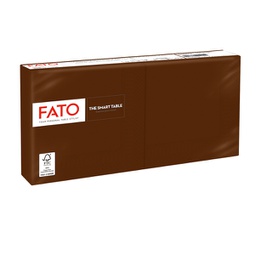 [91337] 100 tovaglioli carta 24x24cm 2 Veli Cioccolata Fato