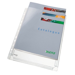 [45792] 10 BUSTE FORATE C/SOFFIETTO 22X30 IN PVC LEITZ