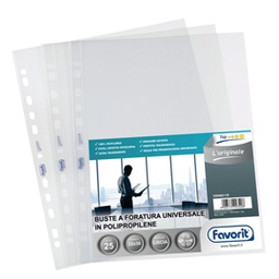 [80577] 10 BUSTE FORATE LISCIO 30X42cm - Libro L'ORIGINALE FAVORIT