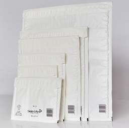 [47511] 10 Buste imbottite BIANCHE E 22X26cm UTILE MAIL LITE  SEALED AIR