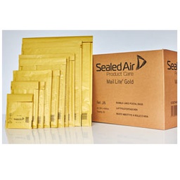 [32628] 10 Buste imbottite GOLD E 22X26cm UTILE avana MAIL LITE  SEALED AIR