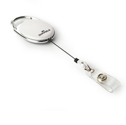 [90049] 10 Chiocciole YO-YO Style Bianco con filo retrattile x portabadge Durable
