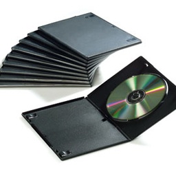 [65267] 10 CUSTODIE SINGOLE SLIM PER DVD FELLOWES