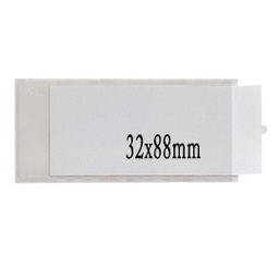 [25255] 10 PORTAETICHETTE ADESIVE IESTI A2 32X88MM SEI