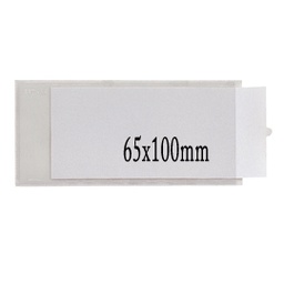 [25266] 10 PORTAETICHETTE ADESIVE IESTI B4 65X100MM TRASPARENTE SEI