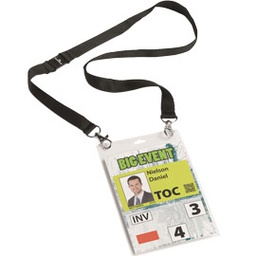 [74513] 10 PORTANOMI A6 con cordoncino NERO DURABLE