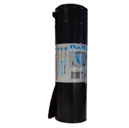 [89615] 10 Sacchi Nero 80x120cm 150Lt 74mic Rolsac