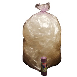 [89613] 10 Sacchi Viola trasp. 70x110cm 110Lt 22mic Rolsac