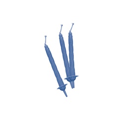 [85977] 12 candeline c/supporto h. 8cm celeste Big Party