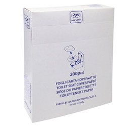 [93420] 200 copriwater rettangolare in carta Mar Plast