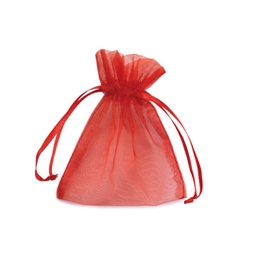 [86801] 20 Sacchetti organza Milly 12,5x17cm rosso