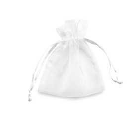 [86795] 20 Sacchetti organza Milly 8,5x10cm bianco