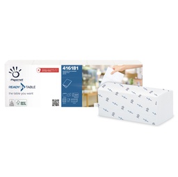 [89473] 224 Tovaglioli interfogliati 1/4 fold bianco 33x22cm Papernet