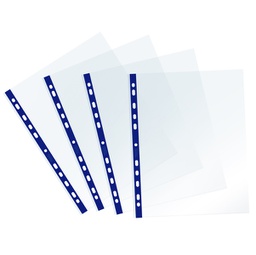 [94523] 25 Buste forate c/ banda blu Sprint 22X30cm Favorit