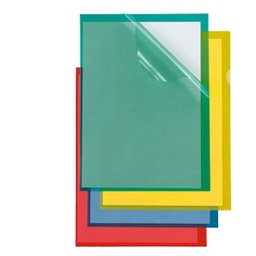 [71934] 25 CARTELLINE A L 21X29,7 VERDE POLI 150 COLOR PPL B.A. SEI