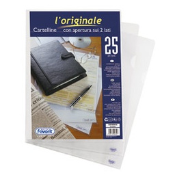 [48732] 25 CARTELLINE A L 22X30 PPL LISCIO L'ORIGINALE FAVORIT