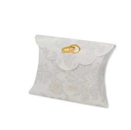 [94693] 25 scatoline portaconfetti 10x8x3cm Sposi Big Party