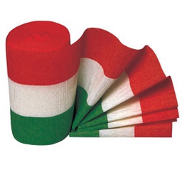 [71764] 3 ROTOLI CARTA CRESPA TRICOLORE 10MT X 10CM Rex Sadoch